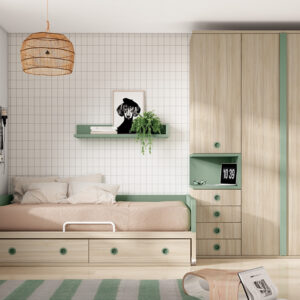 Cama nido tatami con cajones