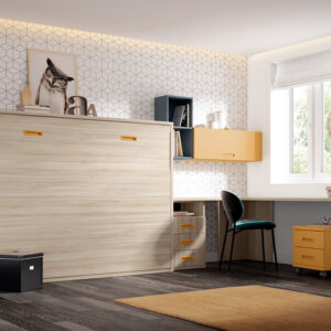 Cama abatible horizontal de 135 cm