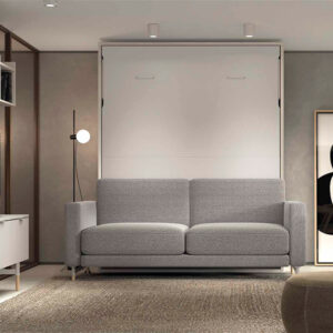 Cama de 135 abatible vertical con sofa